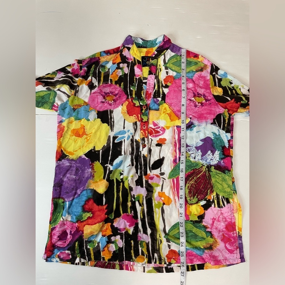 Jams World Colorful Floral Popover Bouquet Size Small - Picture 6 of 11
